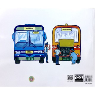 Sách - Ehon - Xe Bus Píng Poong Đi Biển