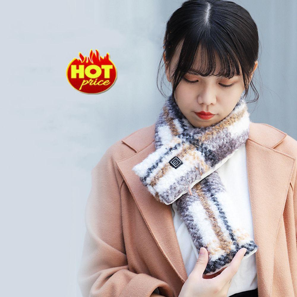JONYE Khăn Quàng Cổ Sưởi Ấm Kiểm Soát Nhiệt Độ Chạy Điện USB Tiện Dụng