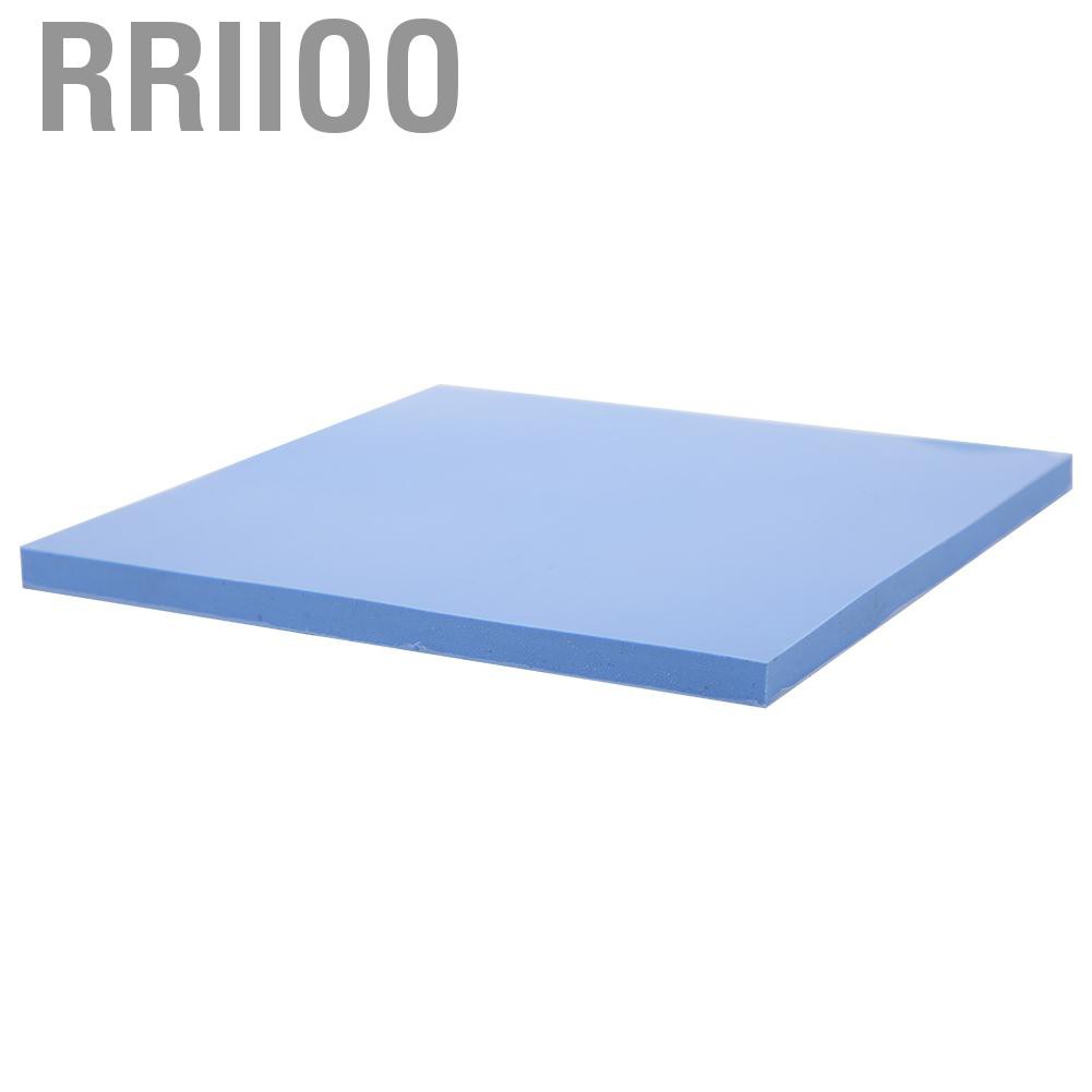 Rriioo Blue Thermal Conductive Pad CPU GPU Heat Dissipation Sheet 100x100x5mm 1.5W/m-k