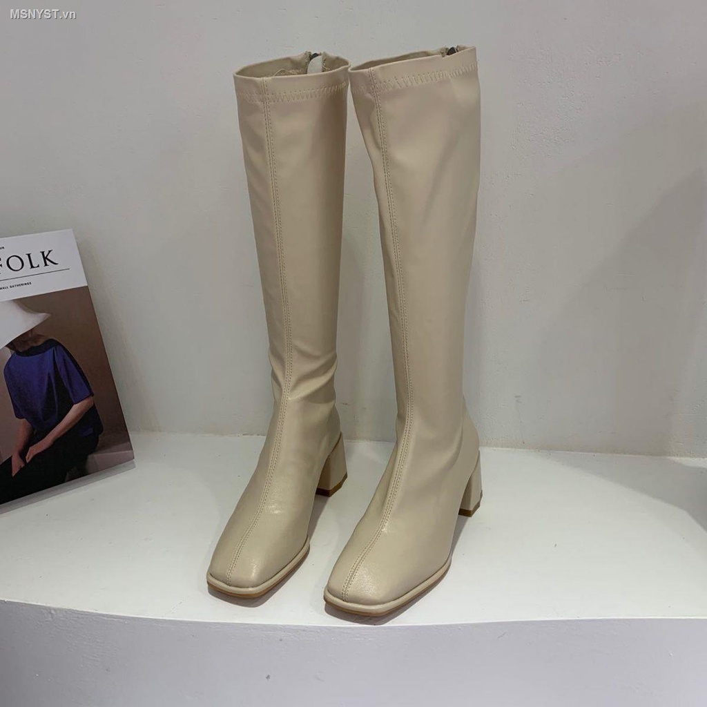 Giày bốt cao cổ qua gối thời trang xuân thu cho nữ | BigBuy360 - bigbuy360.vn