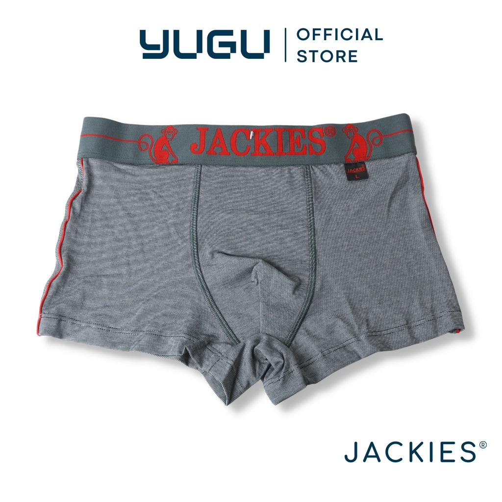 Quần lót boxer nam cao cấp JACKIES H01 vải cotton và sợi tre Sing 4 chiều - YUGU - quần sịp đùi nam thoáng mát, 1 chiếc.