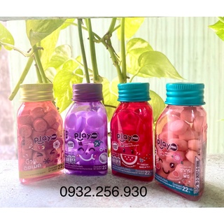 🇹🇭 Combo 4 vị Kẹo ngậm Play More Thailand ( Dưa Hấu, Đào, Xí Muội, Nho ) 🇹🇭