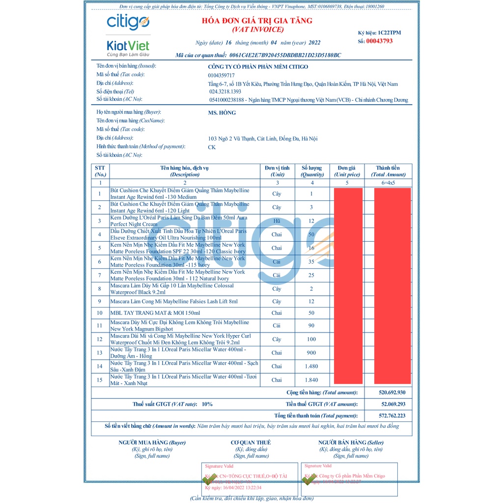 Nước tẩy trang Loreal - L'Oreal Paris 3-in-1 Micellar Water