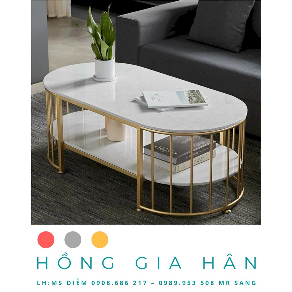 Bàn Sofa Mặt Đá Sang Trọng HGH