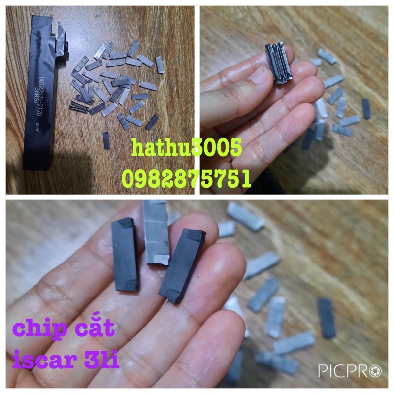chíp cắt iscar 3li hàng lướt