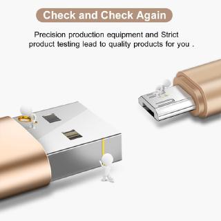 Cáp Sạc Nhanh/Truyền Dữ Liệu Cổng Micro Usb/Type C/2.1a Cho Ios/Android 1m