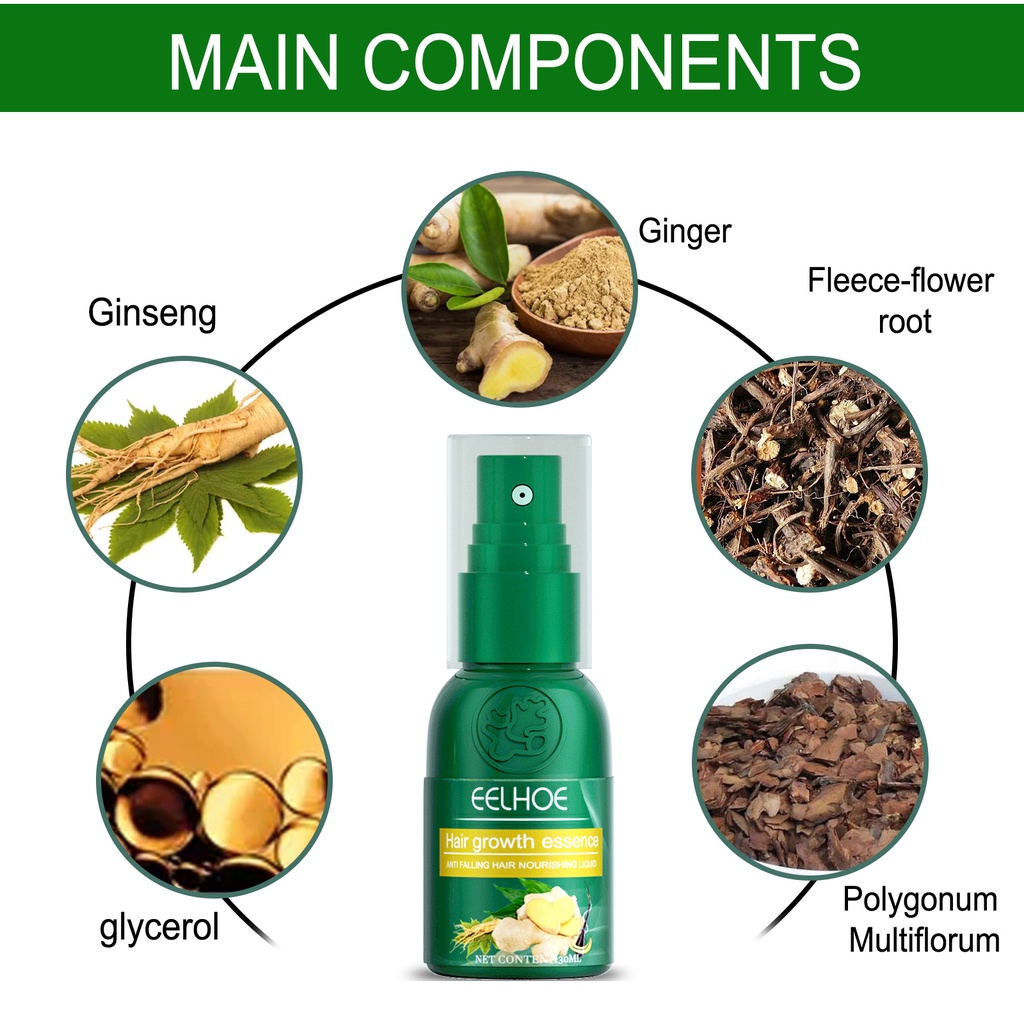 Tinh Dầu Gừng Kích Thích Mọc Tóc Và Phục Hồi Tóc Hư Tổn