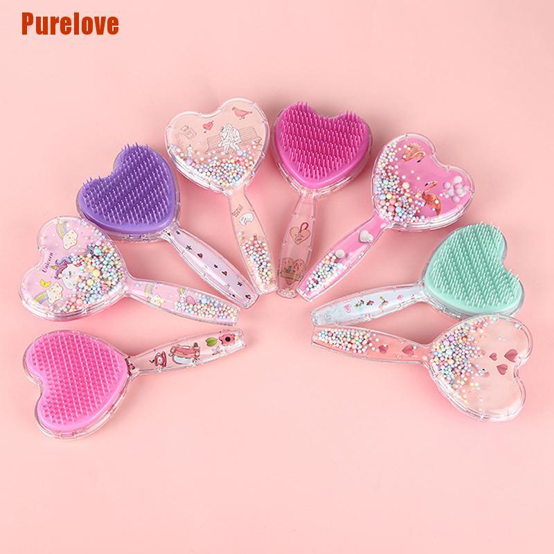 1 Kẹp Tóc Trái Tim Trong Suốt