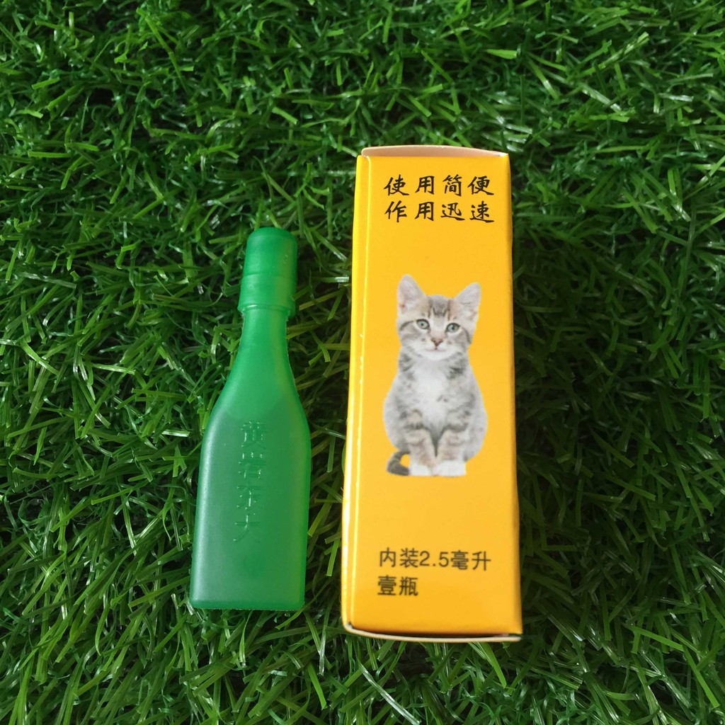 Thuốc trị ve nhỏ gáy cho chó mèo - thuốc trị ve rận của Đài Loan