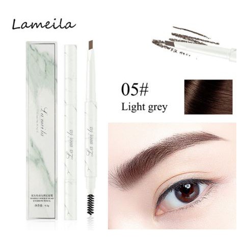 (hàng Mới Về) Chì Kẻ Lông Mày Hai Đầu Vỏ Họa Tiết Đá Cẩm Thạch Lml-lameila 801 | BigBuy360 - bigbuy360.vn