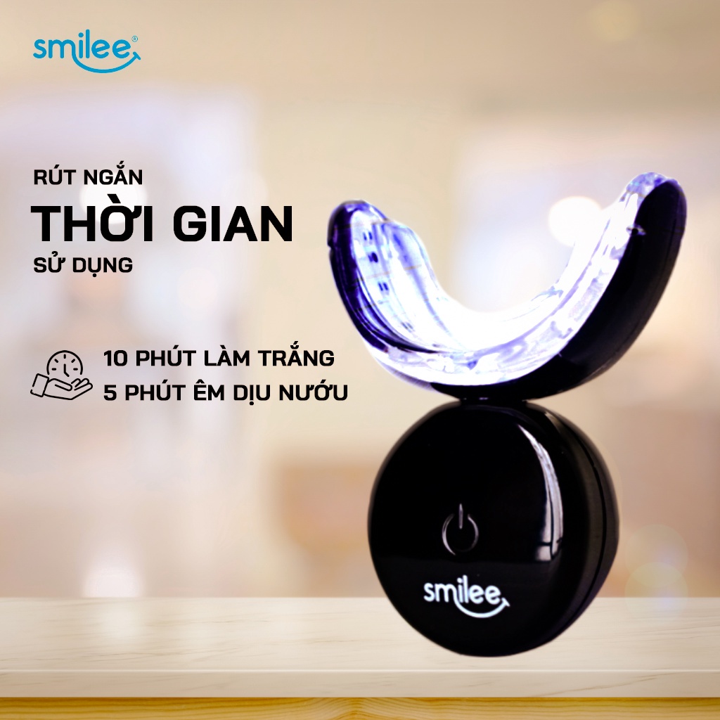 Máy làm trắng răng Smilee Extra tại nhà gấp 2 lần cho mọi loại răng - Gemizy Shop