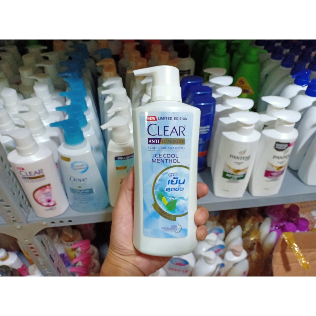 Dầu Gội Clear Men, Clear Bạc Hà - Thái Lan 450ml (Mẫu mới)