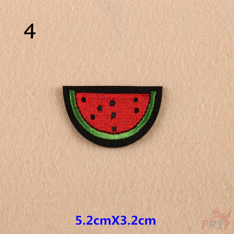 Miếng dán quần áo hình thêu chữ（☸ Plants - Fruits Patch ☸）