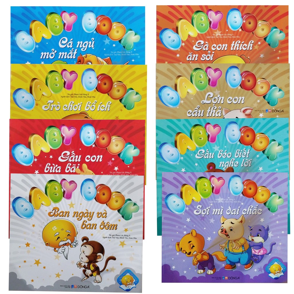 Sách - Truyện bộ Baby book cùng học điều hay ( 8c )