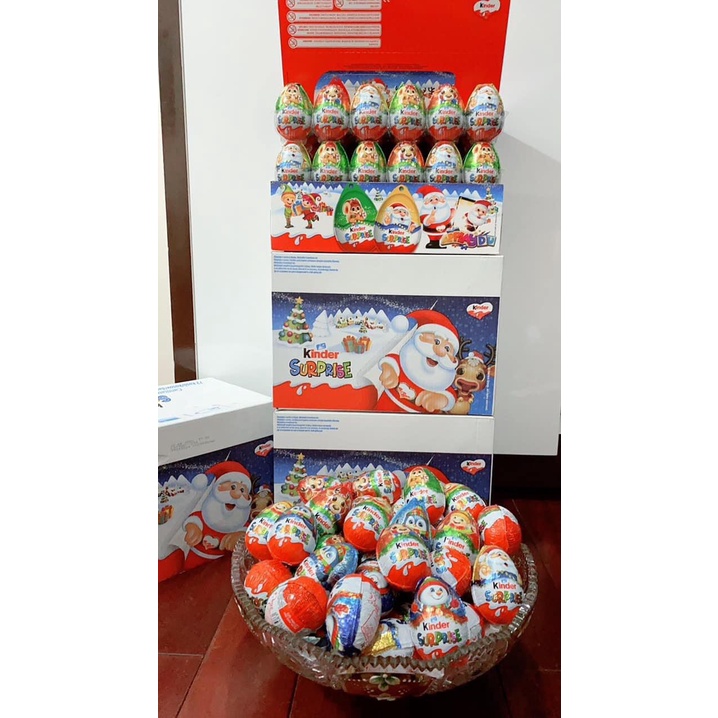 Trứng  socola Kinder sữa Surprise 20gr và 100gr  có đồ chơi- Đức