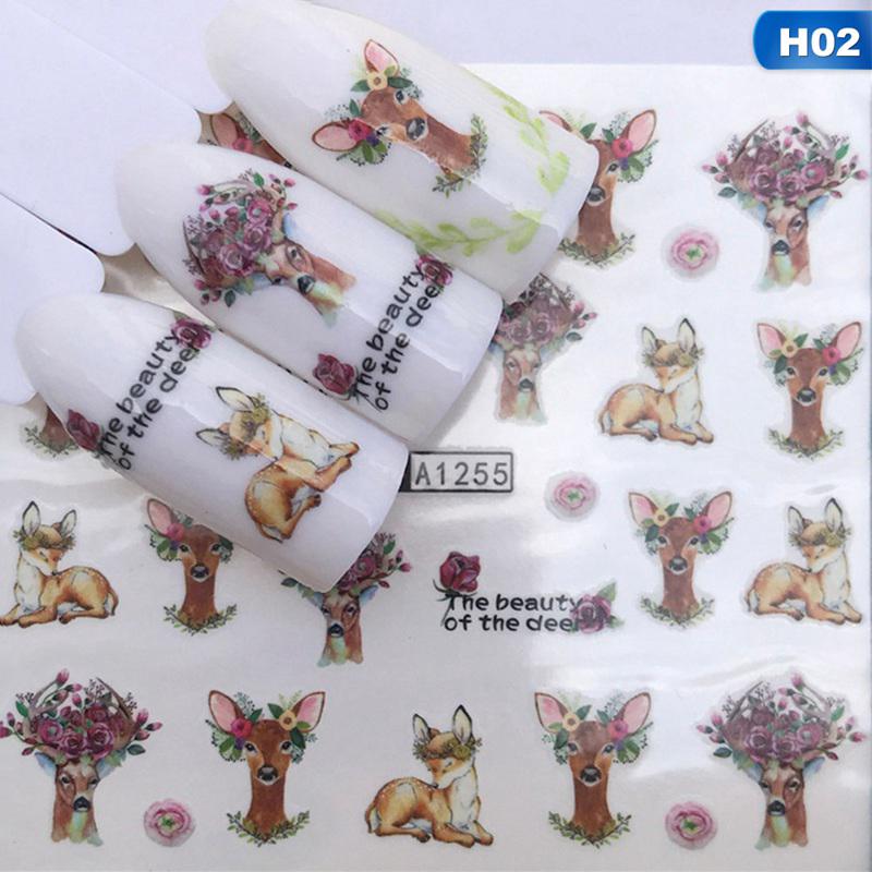 1 Tờ 1 Tấm Sticker Dán Móng Nghệ Thuật