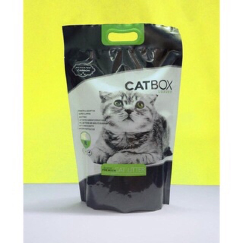 Cát vệ sinh than hoạt tính CATBOX cho mèo , Catbox vị chanh,táo, cà phê