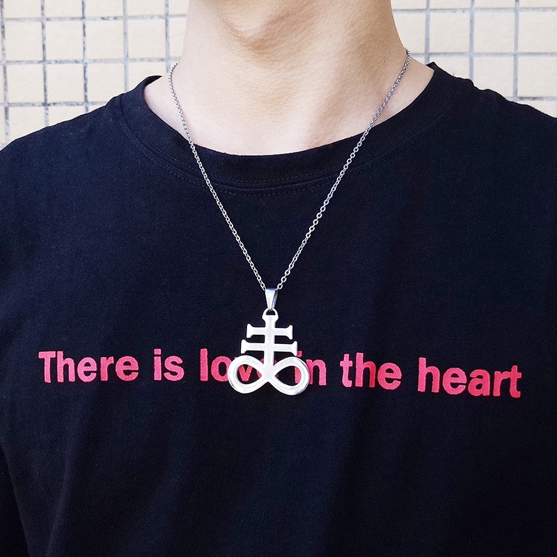 Vnox Dây Chuyền Mặt Thánh Giá Bằng Thép Không Gỉ Màu Đen / Vàng / Bạc