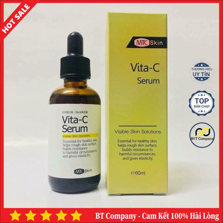 Serum Vitamin C MTC 100g  Giup Da  Mờ Sẹo Căng Sáng Mịn