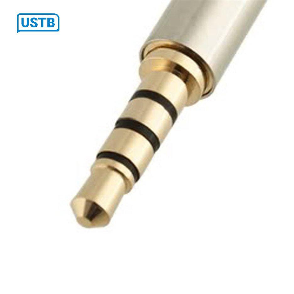 Giắc cắm âm thanh nổi chuyển đổi đầu cắm 3.5mm sang lỗ cắm 2.5mm màu vàng
