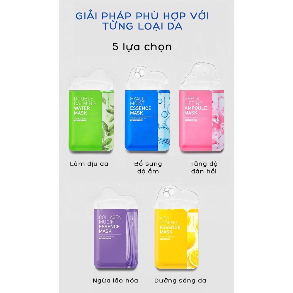 Mặt Nạ Giúp Giảm Nếp Nhăn, Ngăn Ngừa Lão Hoá Mediheal Essence Mask 20ml - Collagen Mucin