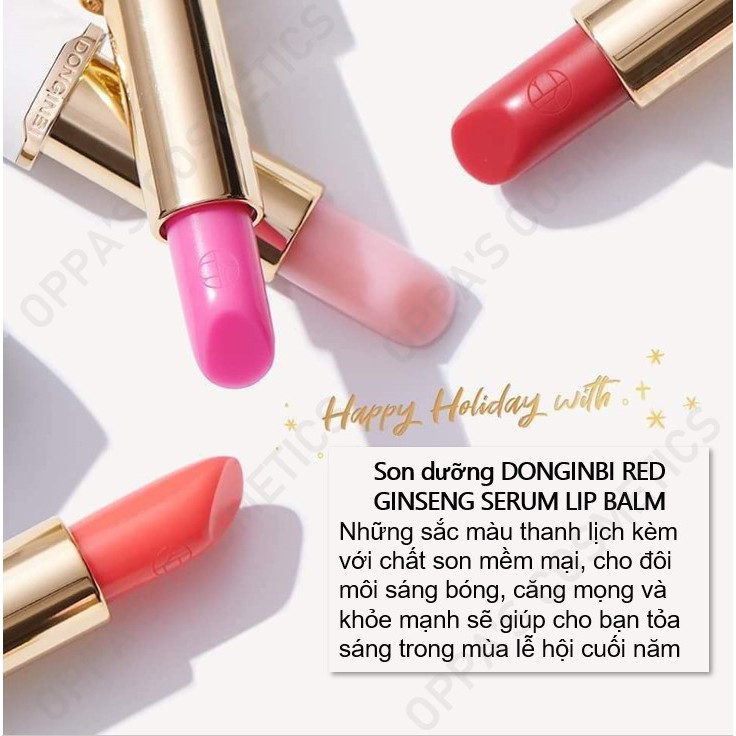 Son dưỡng DONGINBI RED GINSENG SERUM LIP BALM