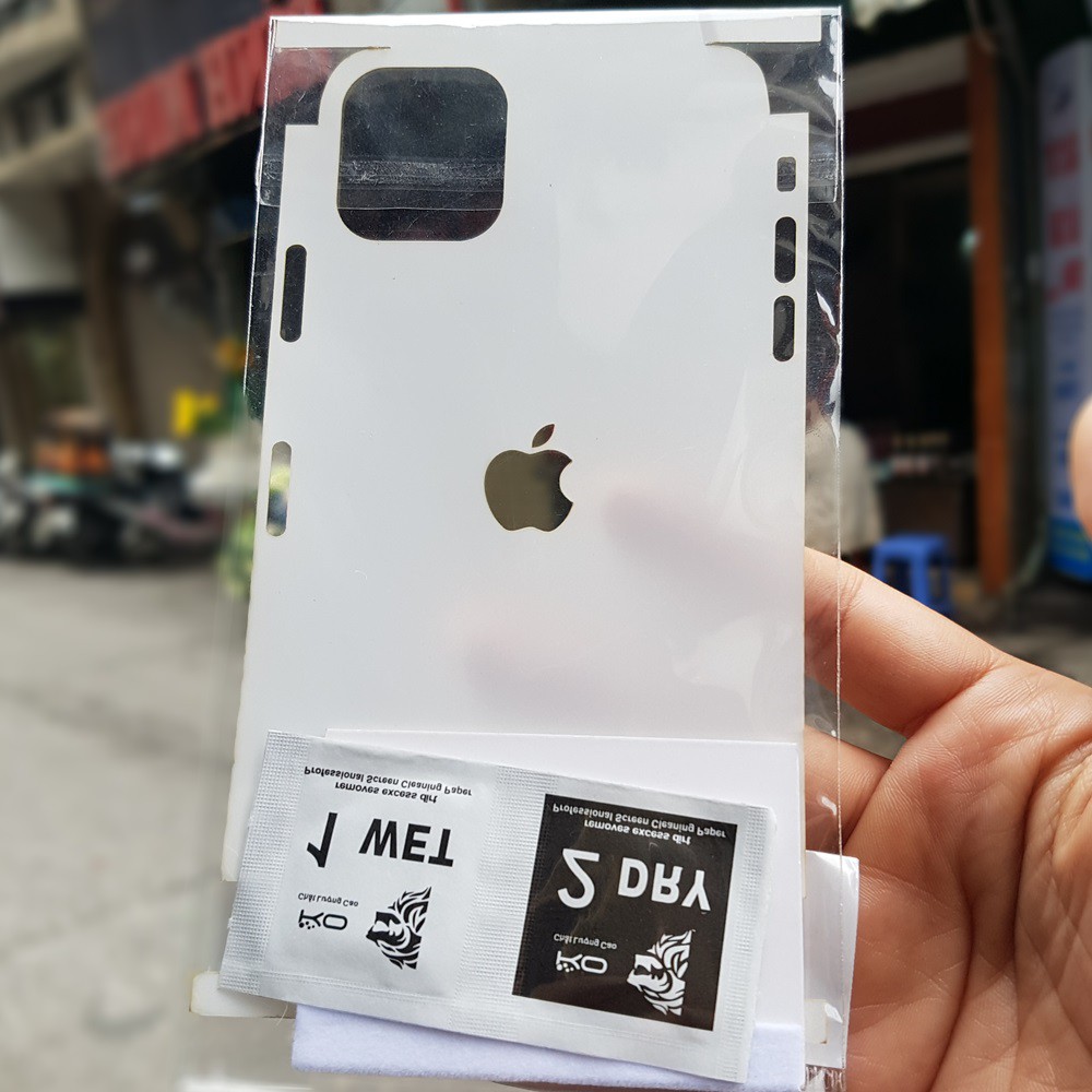 Dán Skin PPF , PDF Nhám full lưng viền , lỗ loa cho IPhone 11 , IPhone 11 Pro , Pro Max Chống bám vân tay , chống xước