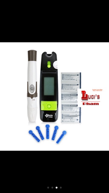 Máy đo đường huyết uright TD 4265 tặng 25 test thử + 25 kim chích máu