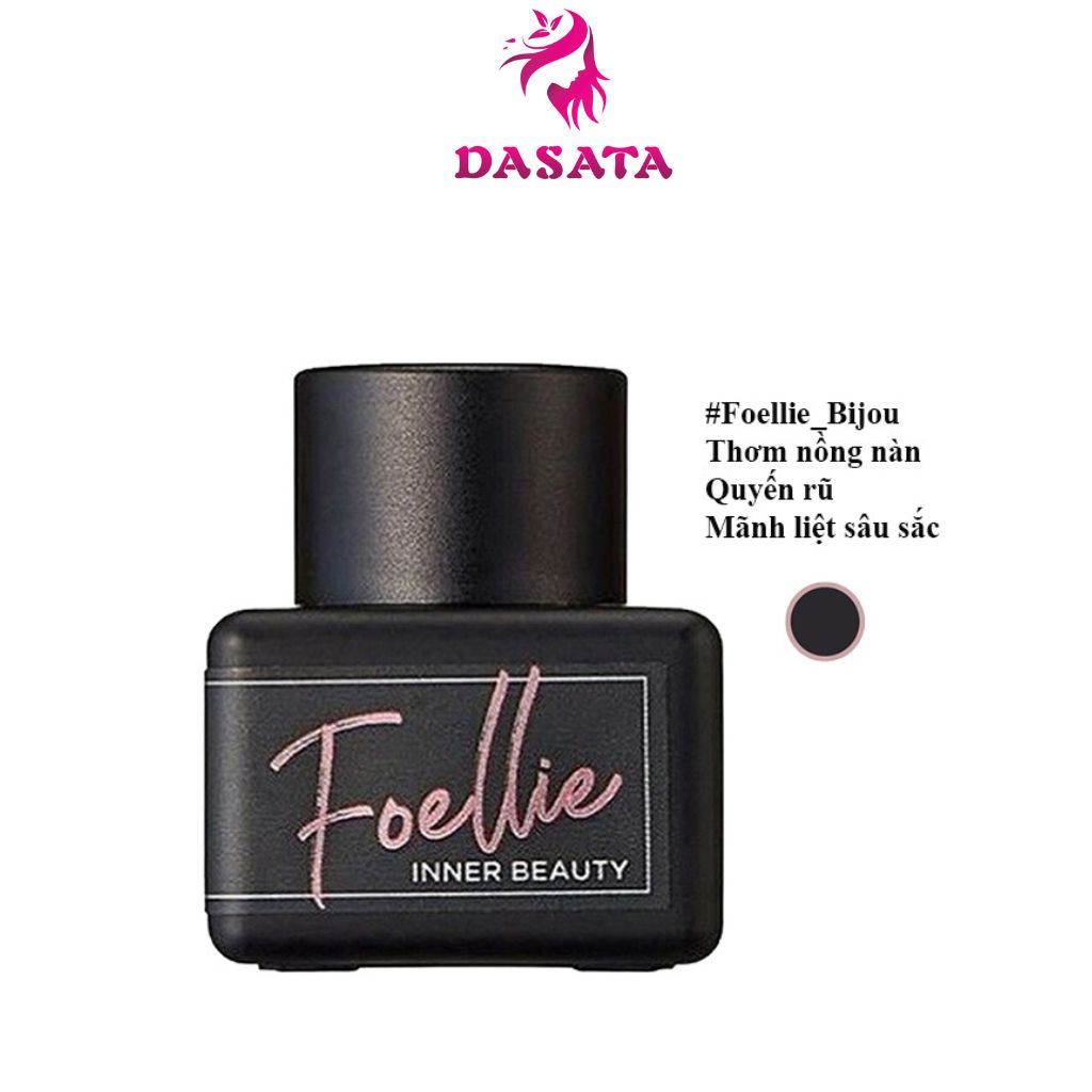 Nước Hoa Vùng Kín FOELLIE 5ml MÀU ĐEN Bán Chạy Nhất Nước Hoa Bím Thơm Lâu Cô Bé Bim Bim Thơm Nhẹ Nhàng Quyến Rũ DASATA