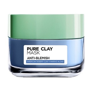 Combo 2 Mặt Nạ Đất Sét Clay Mask L'Oreal Paris Ngăn Ngừa Và Giảm Mụn - Xanh (50g)