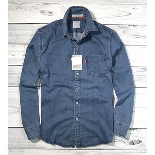 Áo sơ mi nam Denim LEVIS màu xanh nhạt dáng Regular fit - Phong Cách Phong Trần