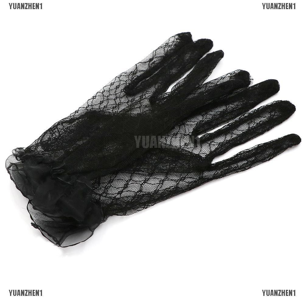 1 Đôi Găng Tay Ren Ngắn Gợi Cảm Cho Cô Dâu Trong Tiệc Cưới