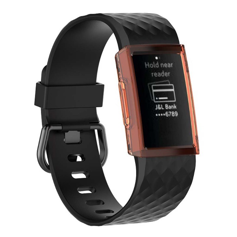 Vỏ Tpu Bảo Vệ Cho Đồng Hồ Thông Minh Fitbit Charge 3 / 4 (40Mm)