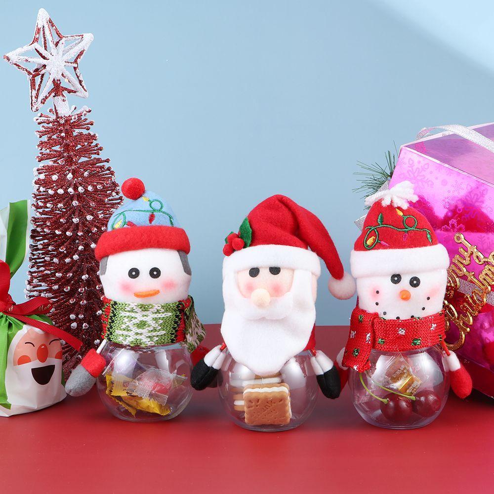 Hộp Đựng Kẹo Hình Ông Già Noel / Người Tuyết / Hươu Trang Trí Nhà Cửa