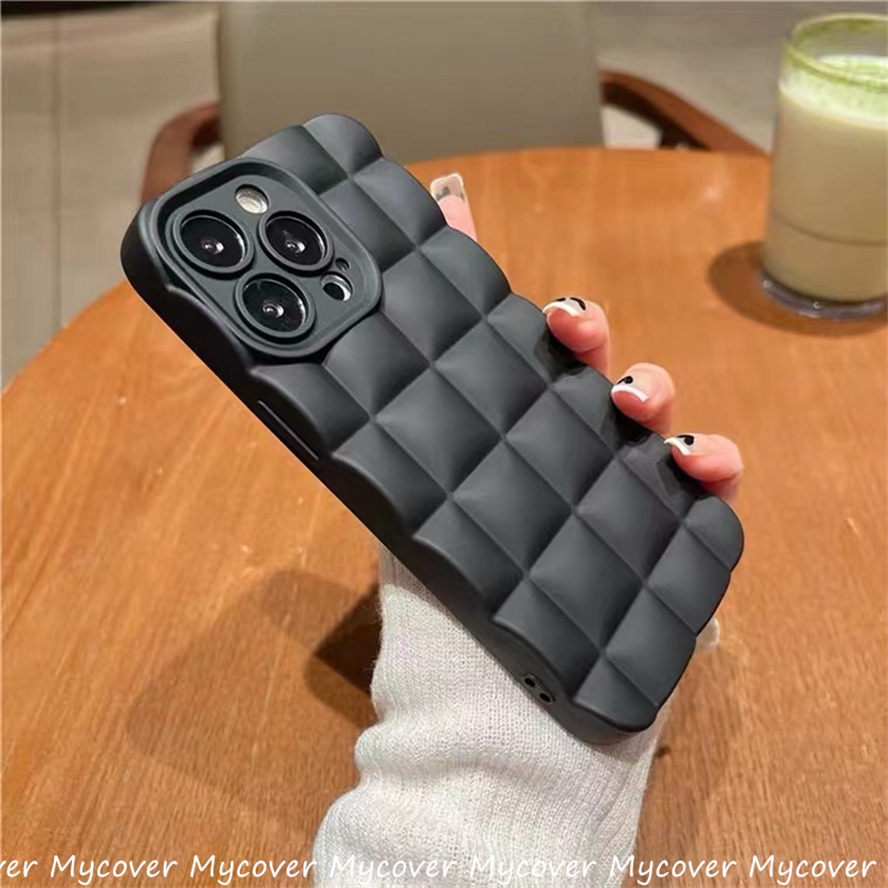 Ốp Điện Thoại Silicone Mềm Chống Sốc Sọc Caro Cho iPhone 11 12 13 Pro Max X Xr Xs 8 7 6 Plus SE 2020
