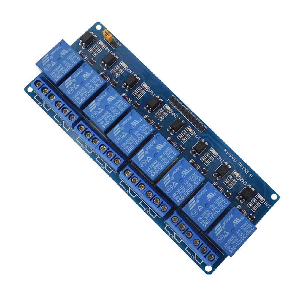 Mô đun rơ le 8 kênh 12V cho Arduino UNO 2560 1280 ARM PIC AVR STM