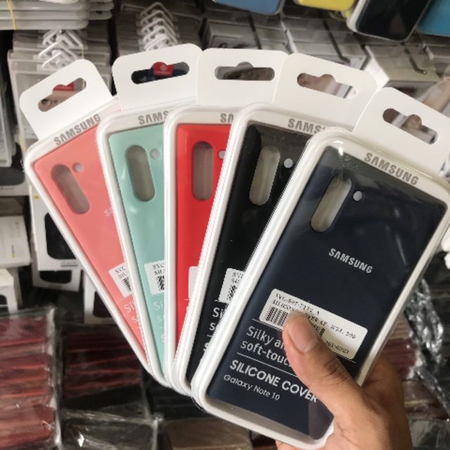 Ốp Lưng Silicone chống bẩn cao cấp Samsung Galaxy Note 10