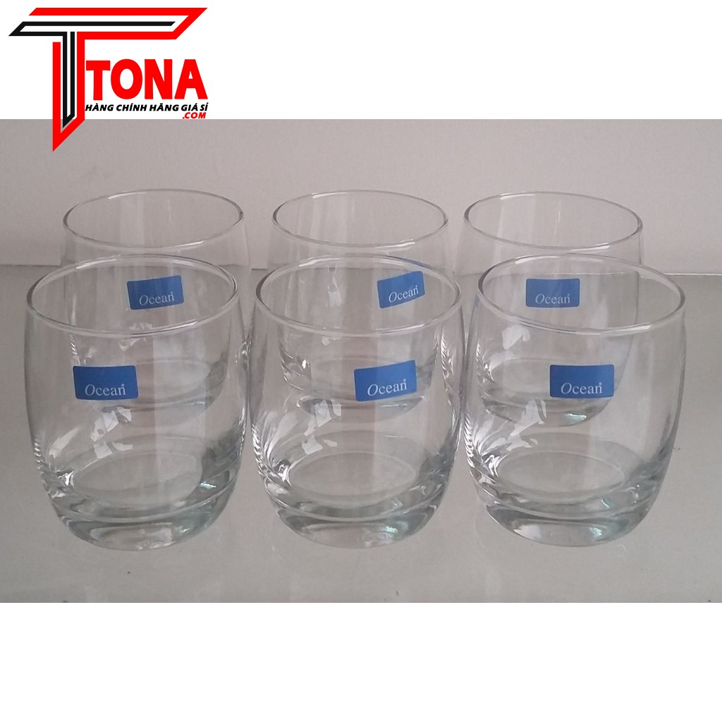 Bộ 6 Ly Thủy Tinh Ocean Ivory Rock