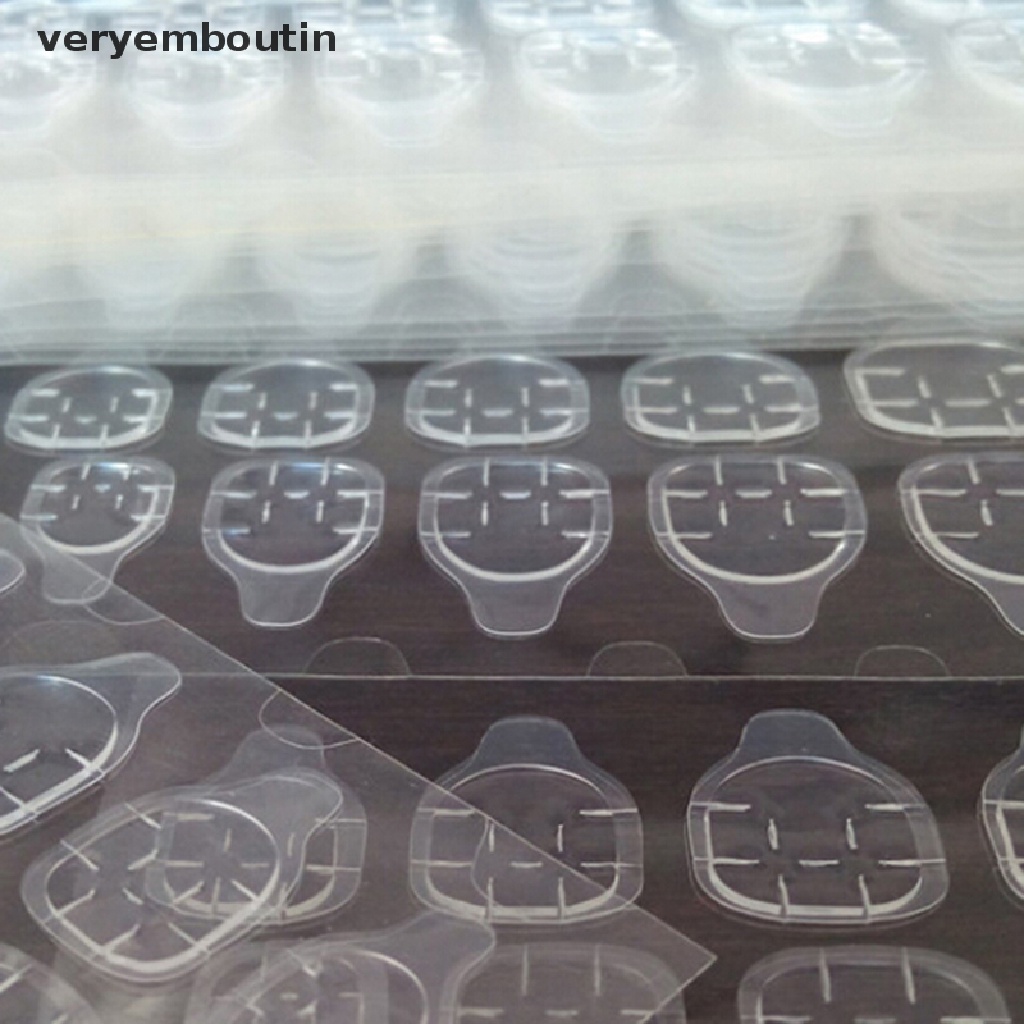 [Hàng mới về] Set 24 miếng dán keo hai mặt siêu mỏng dùng để dán móng tay giả