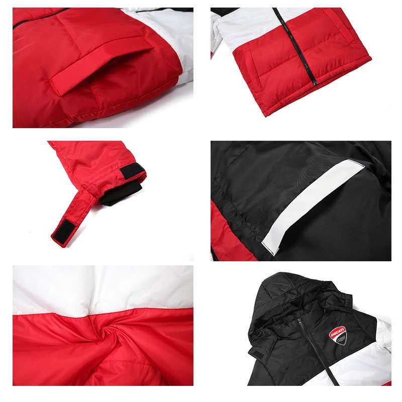 Áo Khoác Phao Dày Chống Tuyết Chống Gió Có Khóa Kéo Cho Nam