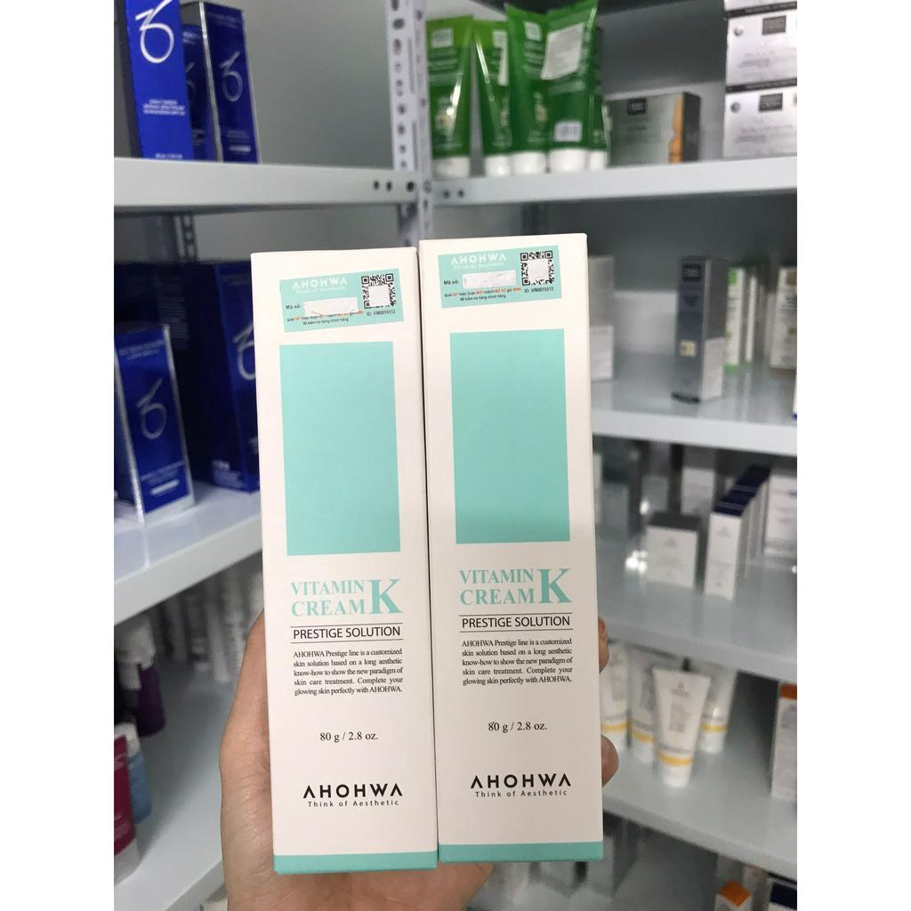 Kem giảm mỏng đỏ, giãn mao mạch & phục hồi da AHOHAW Vitamin K Cream