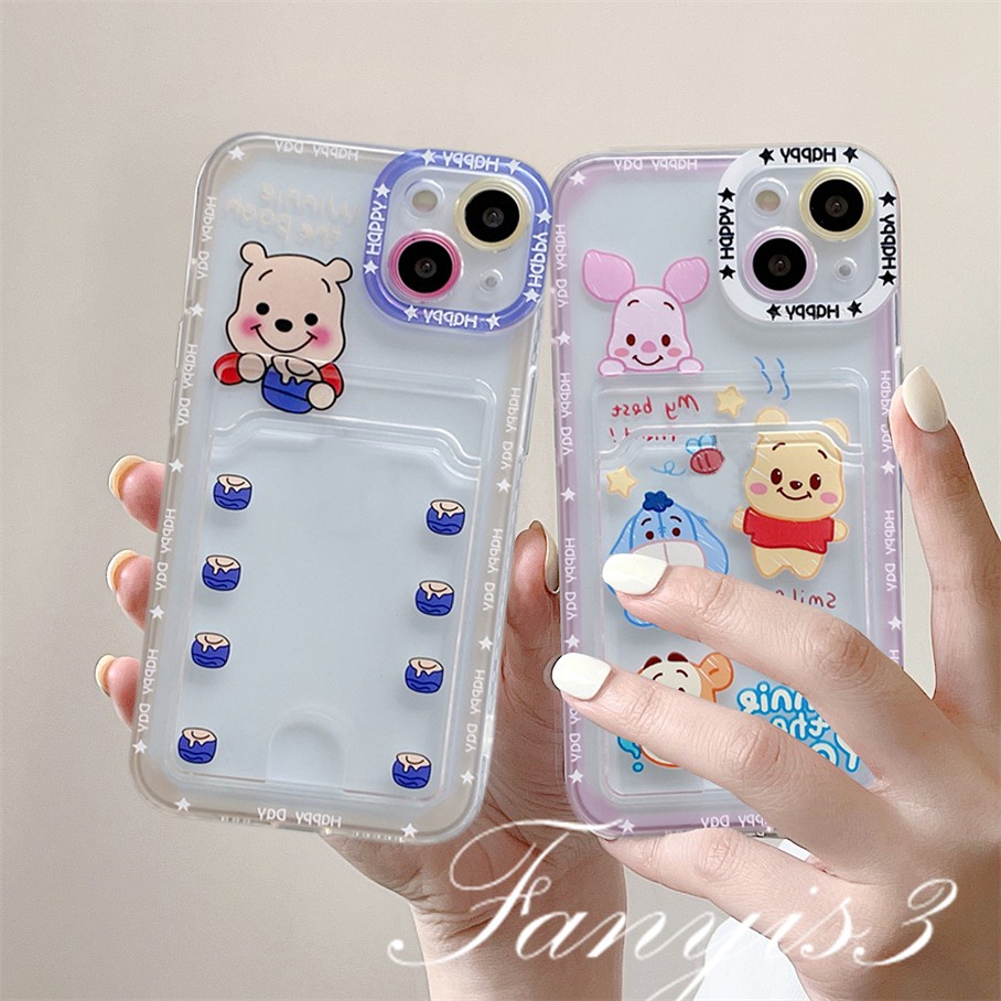 Ốp Điện Thoại TPU Mềm Trong Suốt In Hình Winnie the Pooh Cho IPhone 14 13 12 11 Pro Max X XR Xs Max 8 7 Plus SE 2020