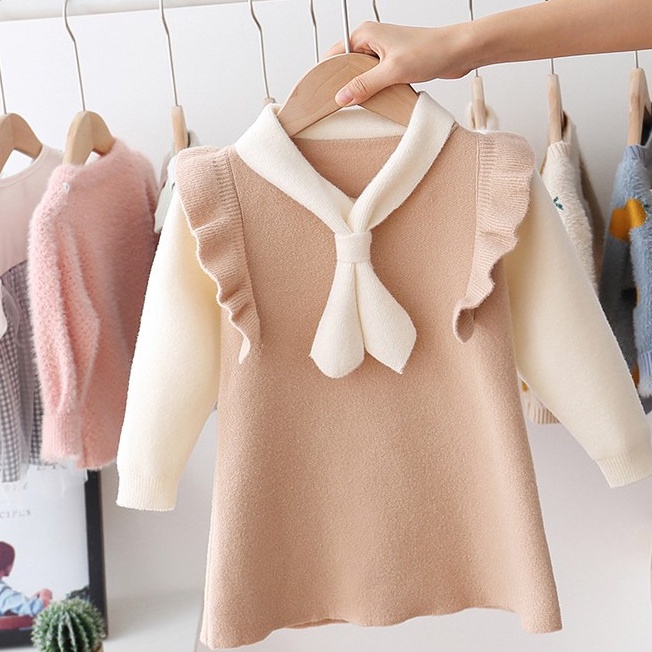 Áo len cao cấp chất mềm mịn bé gái size 16-28kg  [AL23]