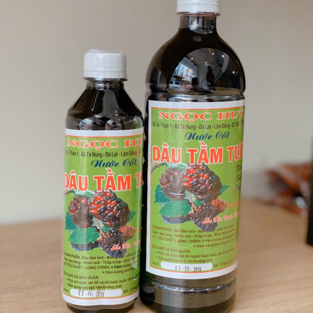 Nước cốt dâu tằm loại ngon - Đặc sản Đà Lạt