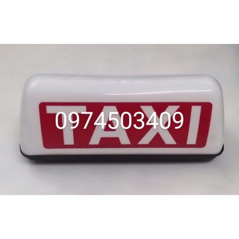 Mào taxi trắng 25cm có đèn