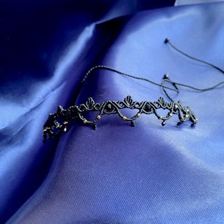 Macrame choker necklace. Vòng cổ choker handmade phối cườm và pha lê