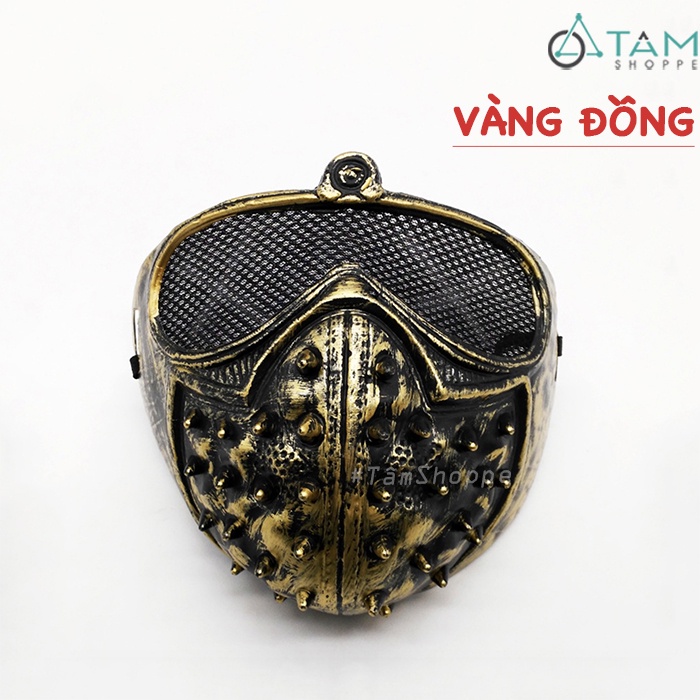 Mặt nạ đinh tán mắt lưới Punk Style HLW-MN-81