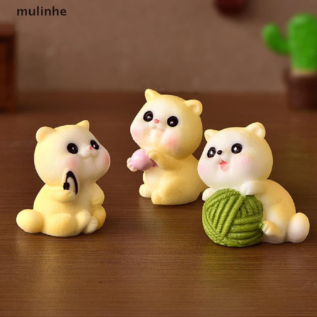 1 Mô Hình Mèo Con Xinh Xắn Dùng Để Trang Trí Nội Thất