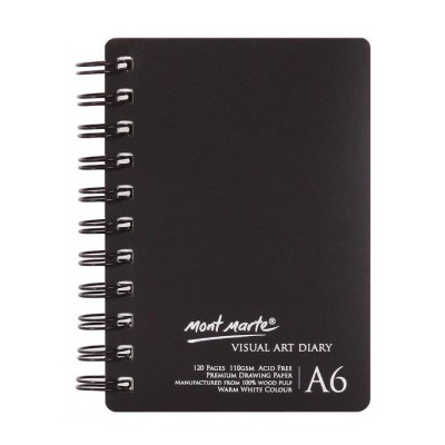 Sổ Sketch book Mont Marte bìa cứng gáy lò xo