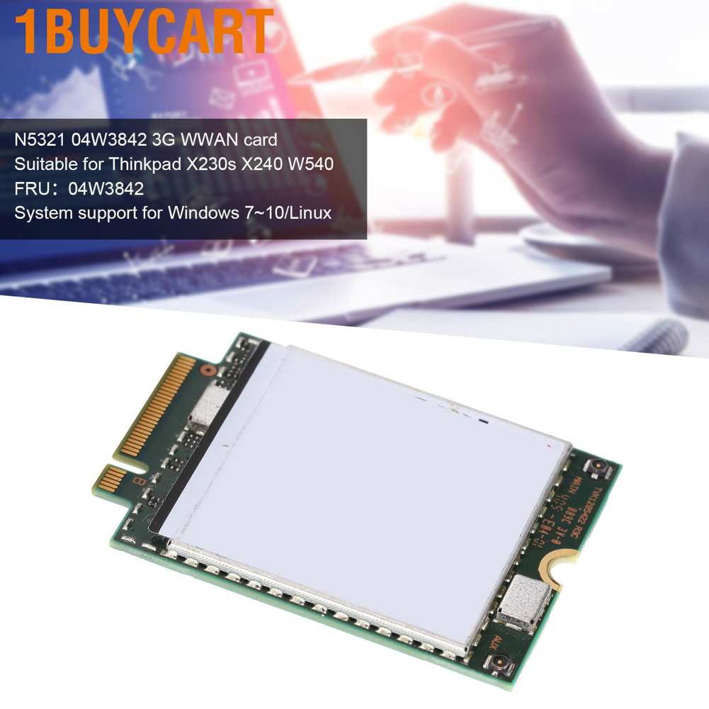 1buycart 3G Module WWAN Card Wireless Adapter Wifi N5321 04W3842 For PC Computer
